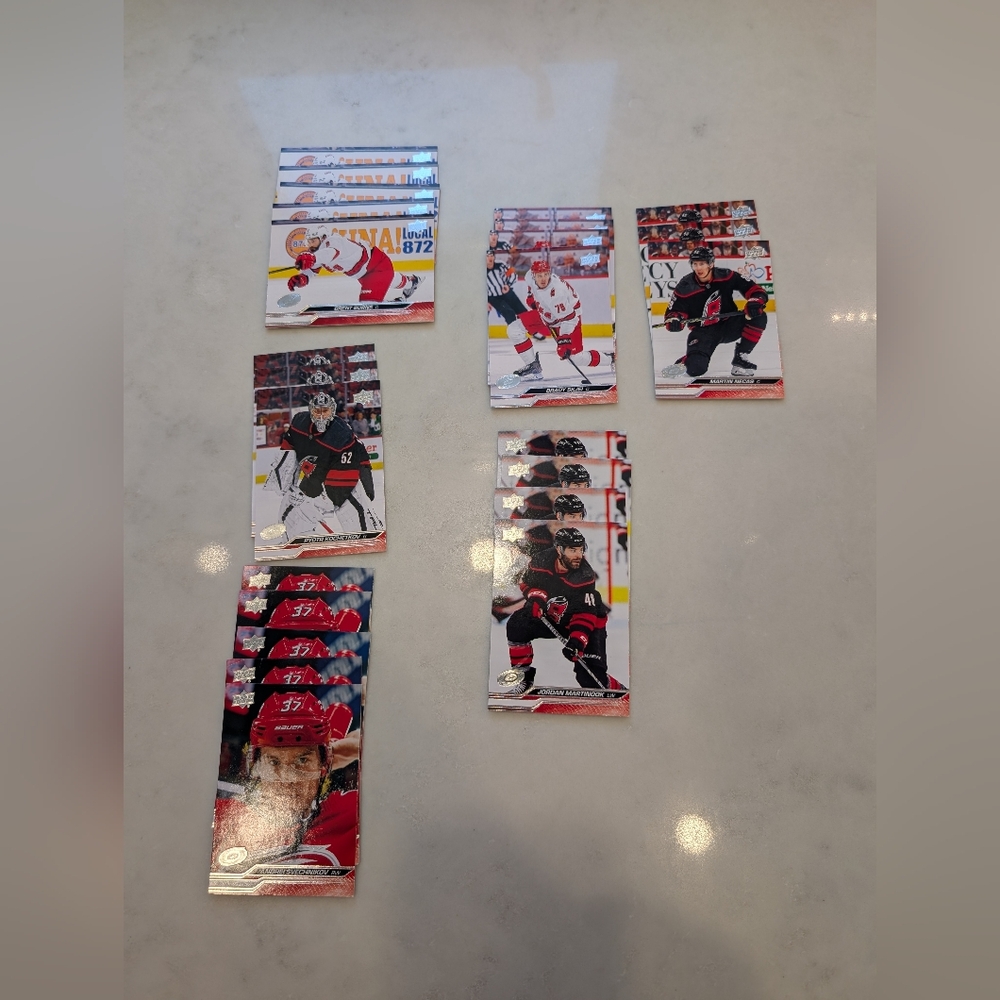2023-24 Upper Deck Series 2 Hockey Carolina Hurricanes